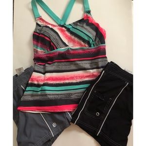 Women’s Tankini and bathing suit bottom shorts